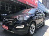 Bán Hyundai Santa Fe 2.4 AT đời 2015, màu đen