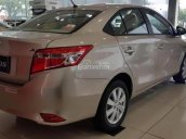 Cần bán xe Toyota Vios 1.5E năm sản xuất 2018, màu ghi vàng 