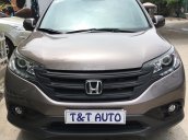 Bán xe Honda CR V 2.4 đời 2014, màu nâu