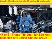 Cần bán xe khách 47 chỗ Thaco TB120S đời 2018, hỗ trợ vay ngân hàng