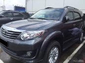 Thanh lý gấp Fortuner 2013, máy xăng, số tự động, màu xám lông chuột