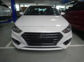 Bán Hyundai Accent 2018 màu trắng số sàn bản đủ, hỗ trợ vay trả góp đến 90%, lh: 090 467 5566