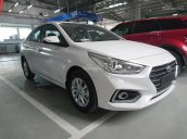 Bán Hyundai Accent 2018 màu trắng số sàn bản đủ, hỗ trợ vay trả góp đến 90%, lh: 090 467 5566