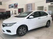 Cần bán xe Honda City TOP 2018 cao cấp, màu trắng, trả trước 150tr nhận xe gọi 0909076622