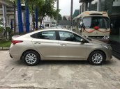 Bán Hyundai Accent 2018 màu vàng be bản đủ, hỗ trợ vay trả góp đến 90%, lh: 090 467 5566