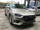 Bán Hyundai Accent 2018 màu vàng be bản đủ, hỗ trợ vay trả góp đến 90%, lh: 090 467 5566