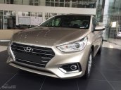 Bán Hyundai Accent 2018 màu vàng be bản đủ, hỗ trợ vay trả góp đến 90%, lh: 090 467 5566