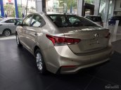 Bán Hyundai Accent 2018 màu vàng be bản đủ, hỗ trợ vay trả góp đến 90%, lh: 090 467 5566