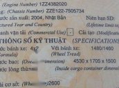 Bán Toyota Corolla altis năm 2004, màu bạc, xe nhập