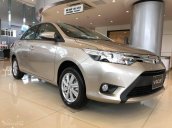 Bán Toyota Vios 2018, màu vàng cát, 513tr (chưa bao gồm khuyến mại) hỗ trợ tối đa lãi suất cho vay, LH em Yến 0975.985.293