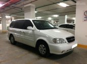 Cần bán xe Kia Carnival 2007 số sàn, màu trắng