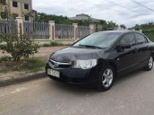 Cần bán xe Honda Civic đời 2008, màu đen, giá 288tr