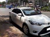 Muốn bán xe Toyota Vios màu trắng 2016, số sàn, xe zin nguyên bản