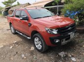 Cần bán Ford Ranger Wildtrak 3.2 at, hai cầu 2014, màu đỏ còn mới