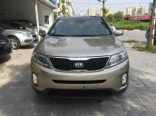 Bán xe Kia Sorento Dath năm 2017, màu vàng cát, giá tốt, thủ tục nhanh chóng