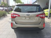 Bán xe Kia Sorento Dath năm 2017, màu vàng cát, giá tốt, thủ tục nhanh chóng