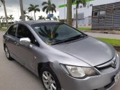 Bán ô tô Honda Civic đời 2008, màu bạc đẹp như mới, giá 278tr