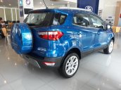 Cần bán xe Ford Ecosport Titanium đời 2018 màu xanh, hỗ trợ trả góp 90%, giao xe ngay