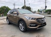 Bán xe Hyundai Santa Fe 2.2L 4WD năm 2017, màu nâu