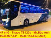 Bán Thaco TB120S 47 chỗ bản cao cấp full option máy Weichai W375 đời 2018