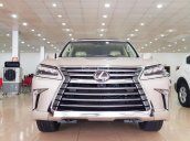 Bán Lexus LX570 xuất Mỹ màu vàng, xe sản xuất 2018 nhập khẩu nguyên chiếc, mới 100%