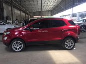 Bán Ford EcoSport 1.5 AT Titanium 2018, màu đỏ, biển TP, zin 100%, odo 800km, lăn bánh đúng 1 tháng, giá TL, hỗ trợ trả góp