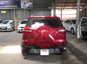 Bán Ford EcoSport 1.5 AT Titanium 2018, màu đỏ, biển TP, zin 100%, odo 800km, lăn bánh đúng 1 tháng, giá TL, hỗ trợ trả góp
