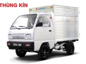 Bán Suzuki Super Carry Truck năm 2018, hỗ trợ 100% thuế trước bạ, màu trắng giá cạnh tranh