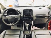 Bán xe Ford Ecosport năm 2018 màu đỏ, giá 640 triệu, hỗ trợ trả góp lên tới 90%, KM tiền mặt, phim, sàn, BH thân vỏ