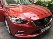 Cần bán Mazda 6 bản đủ sx 2016, xe mới đi 1.900km như xe mới màu đỏ, một đời chủ, bao test hãng