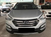 Bán Hyundai Santa Fe 2.4L đời 2017, màu bạc  
