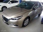 Bán Mazda 3 màu vàng đồng, có tặng bảo hiểm, tư vấn trả góp lãi suất thấp, giao xe tận nhà, LH 0907148849