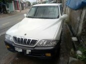 Bán xe Ssangyong Musso sản xuất 2003, màu trắng