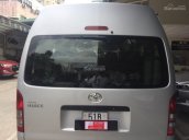 Bán xe 16 chỗ Hiace màu bạc, đời 2014 trả góp