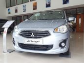 Bán Mitsubishi Attrage MT đời 2018, màu bạc, xe nhập khẩu nguyên chiếc