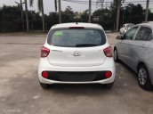 Bán Hyundai Grand i10 1.2 MT Hatchback, màu trắng 2018 giá tốt, giao xe ngay. Lh 091.323.0444