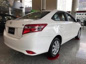 Cần bán xe Toyota Vios 1.5E CVT đời 2018, màu trắng