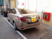 Cần bán lại xe Toyota Vios sản xuất 2014 màu vàng cát, giá 490 triệu