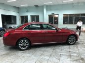 Bán xe Mercedes C200 đỏ 2018 chính hãng, trả trước 450 triệu nhận xe ngay