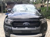 Ford Ranger Wildtrak 2.0 Bi Turbo 2018 mới nhất màu đen giao tại Sơn La, LH 0941.921.742