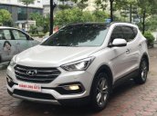 Bán xe Hyundai Santa Fe full xăng đời 2016, màu trắng