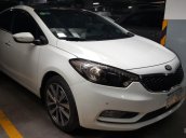 Bán Kia K3 2.0AT màu trắng số tự động sản xuất 2015 biển Sài Gòn lăn bánh 38000km