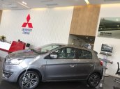 Cần bán xe Mitsubishi Mirage CVT năm sản xuất 2018, màu xám ghi, giá tốt nhất, hỗ trợ cho vay 80% giá trị xe