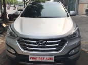 Bán Hyundai Santa Fe 2.2 AT đời 2014, màu bạc