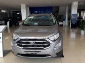 Bán Ford Ecosport Titanium 2018 màu bạc, giá tốt - LH 0914803810, giao xe toàn quốc