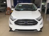 Bán Ford Ecosport Titanium 2018 màu trắng, giá cực tốt, hỗ trợ 90% - LH 0914803810