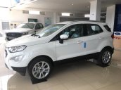 Bán Ford Ecosport Titanium 2018 màu trắng, giá cực tốt, hỗ trợ 90% - LH 0914803810