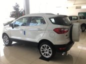 Bán Ford Ecosport Titanium 2018 màu trắng, giá cực tốt, hỗ trợ 90% - LH 0914803810