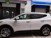 Cần bán lại xe Hyundai Santa Fe 2.4L 4WD sản xuất năm 2016, màu trắng