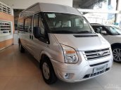 Bán Ford Transit Luxury 2018, chỉ 161 tr nhận xe, lót sàn gỗ, bọc trần caro cao cấp, ghế da. LH: 0938 055 993